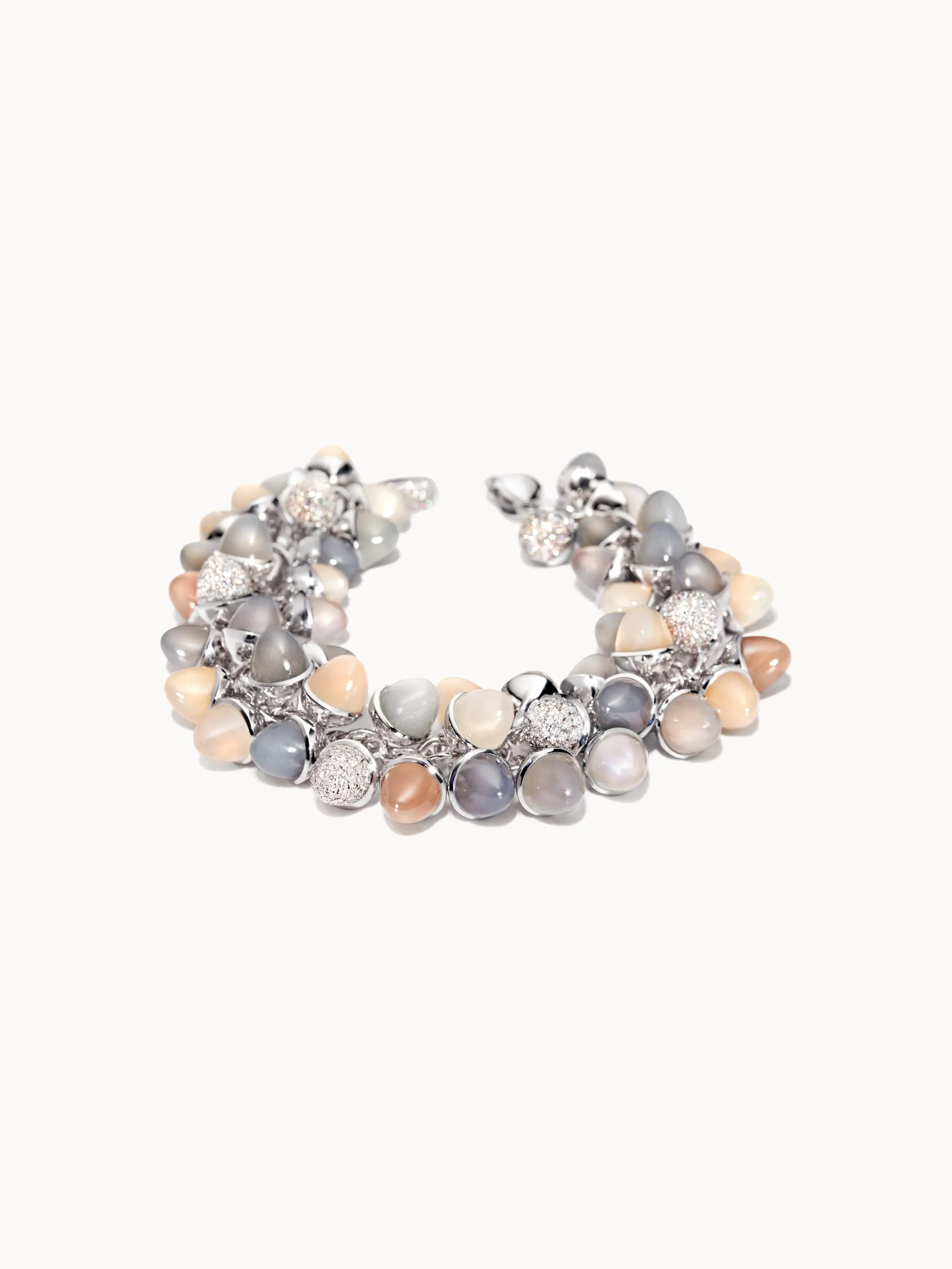 Bracelet MIKADO Flamenco 'Cashmere' with Diamond Pavé Cashmere