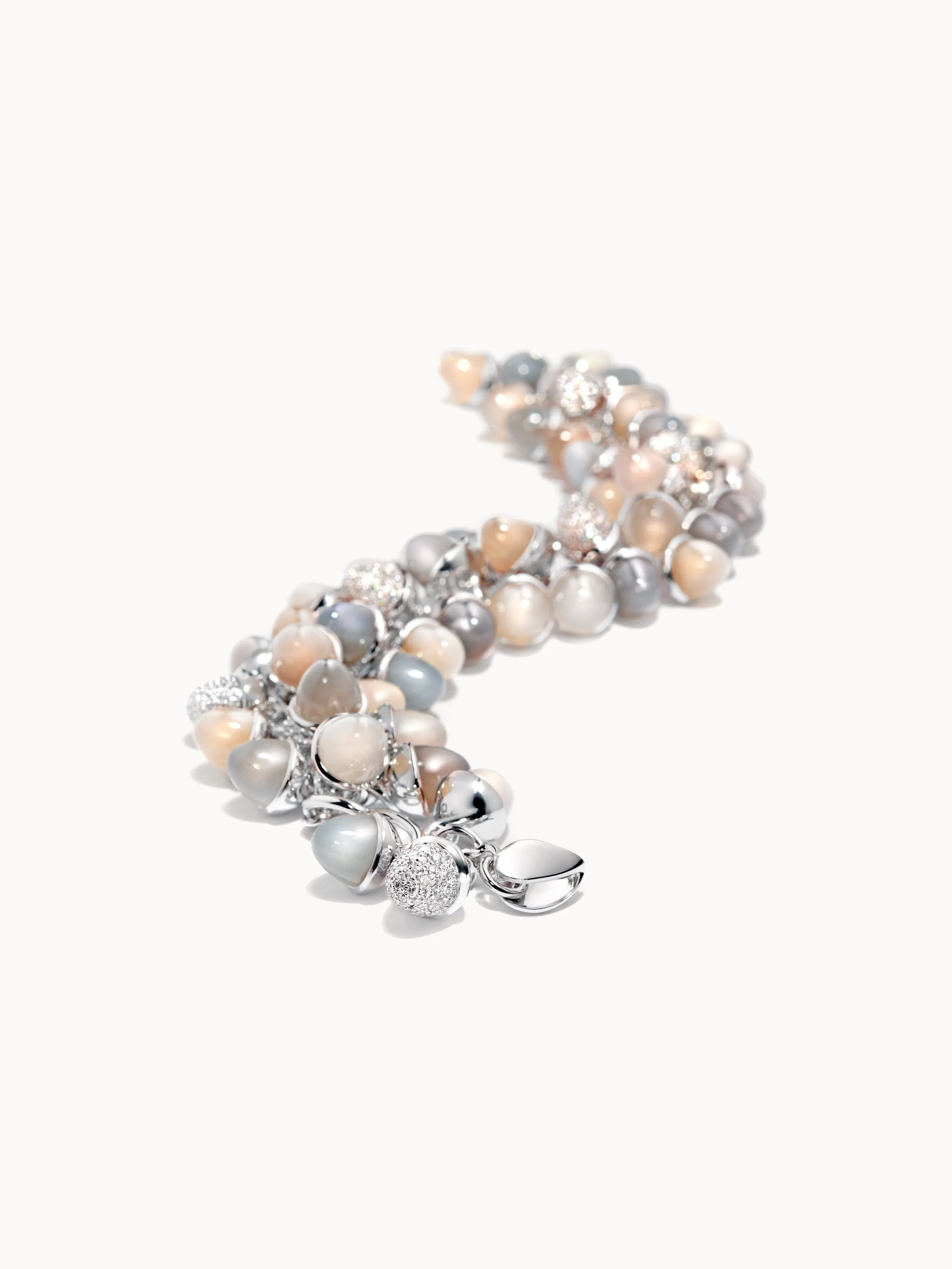 Bracelet MIKADO Flamenco 'Cashmere' with Diamond Pavé Cashmere