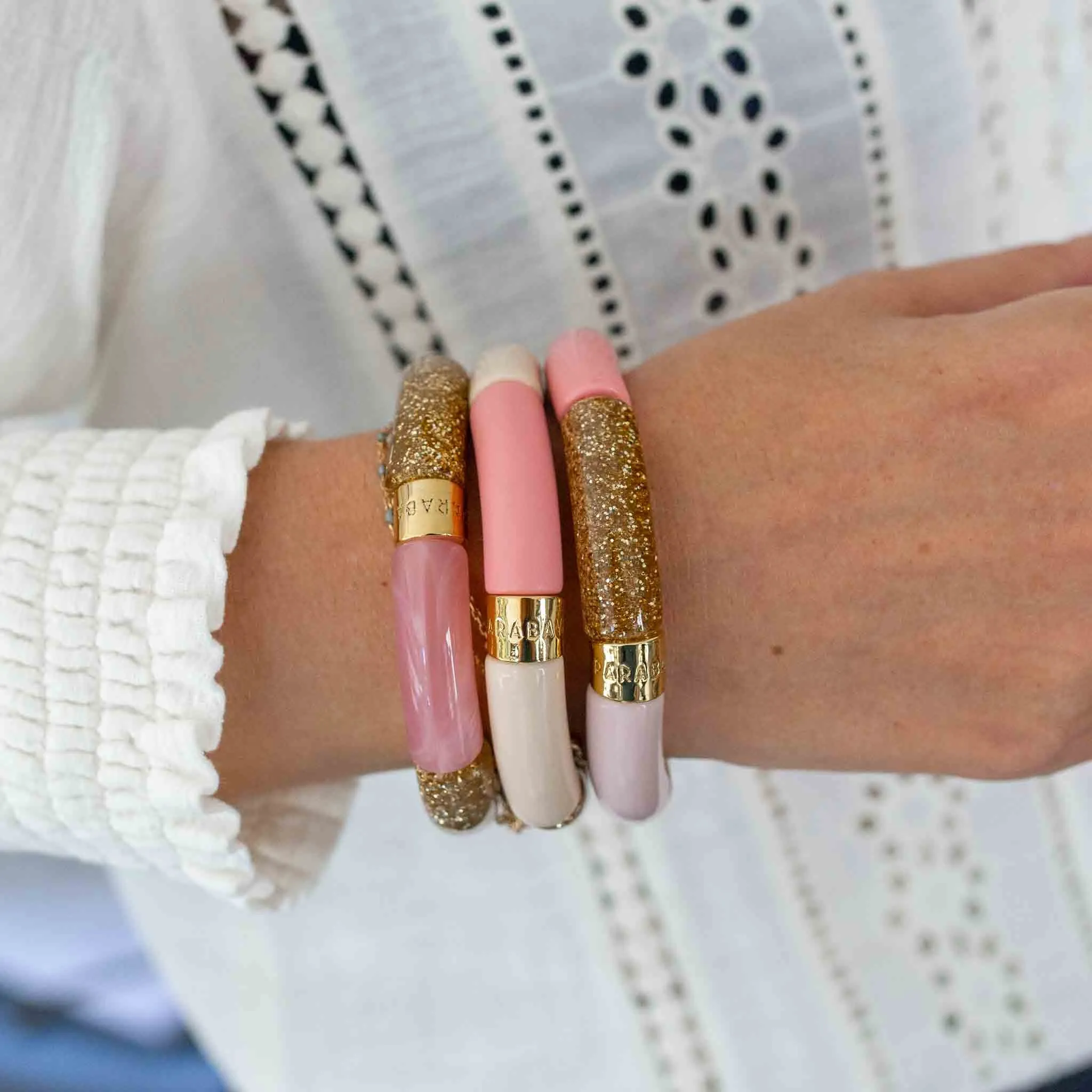 BRACELET PIPOCA ROSA-OURO 1