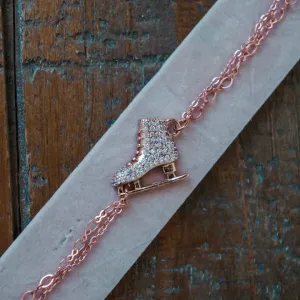 Brilliance & Melrose Golden Skating Love Bracelet