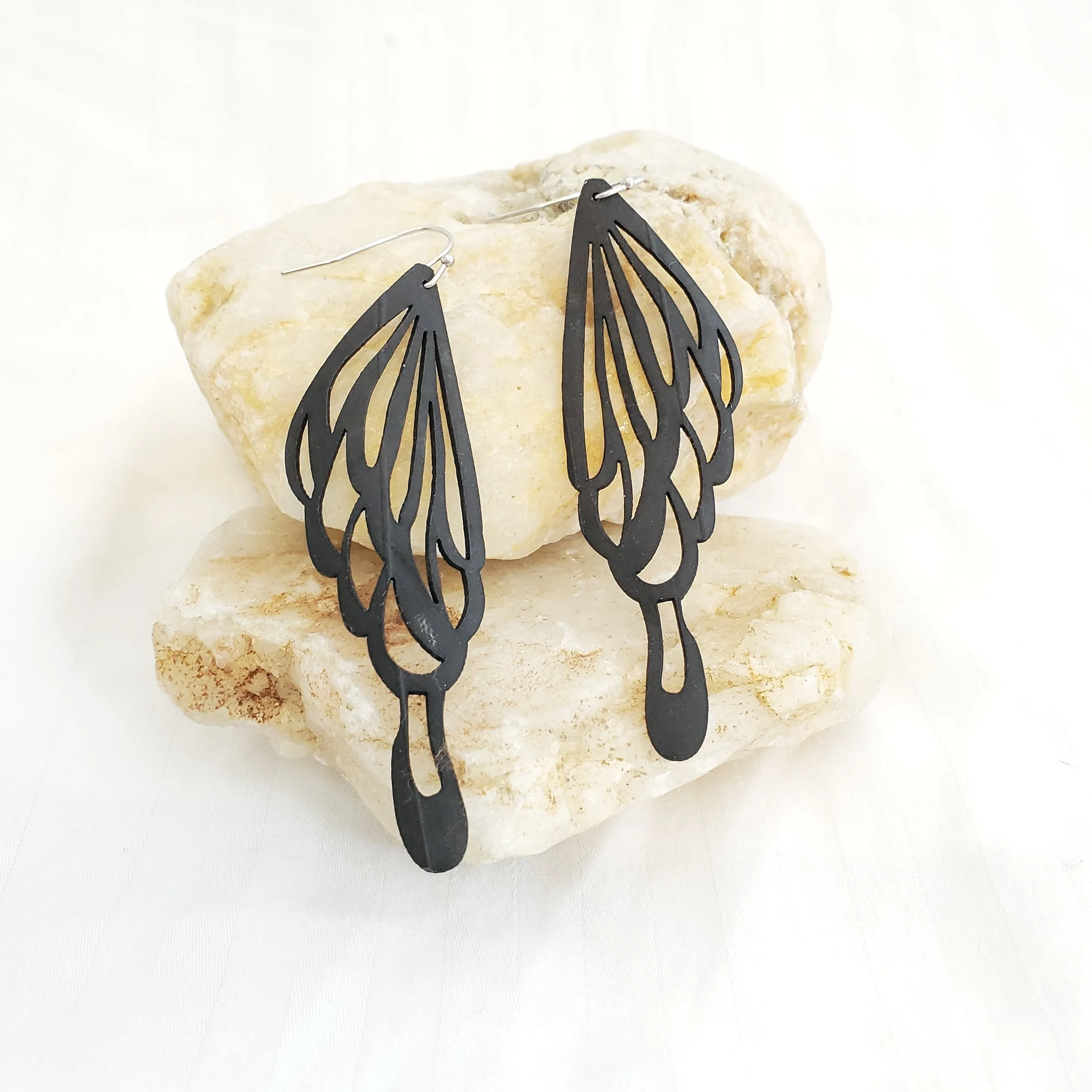 butterfly wing earring