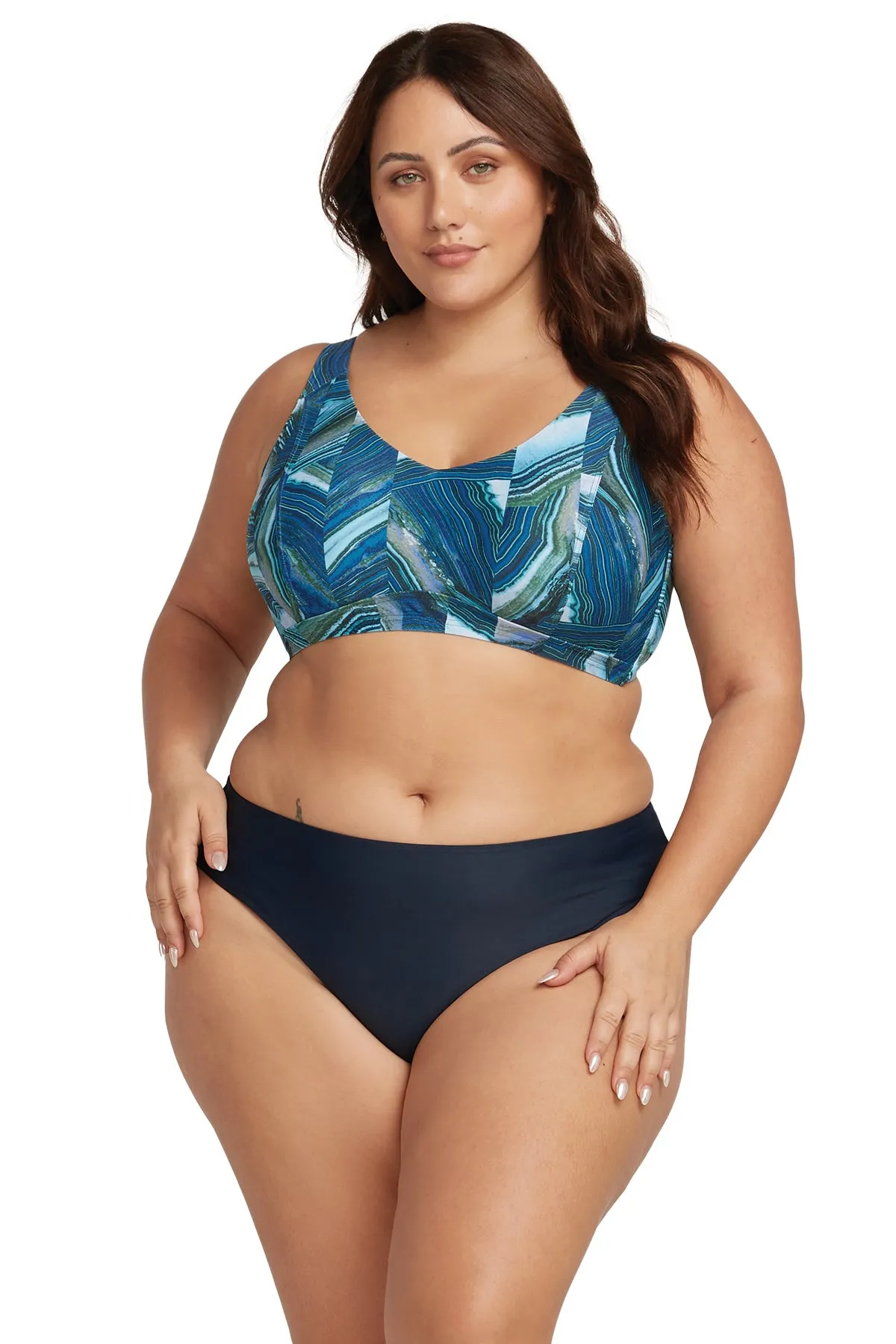Chalcedony Raphael E / F Cup Underwire Bikini Top