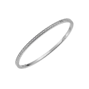 Chopard Ice Cube Full Diamond Pure White Gold Bangle