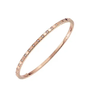 Chopard Ice Cube Partial Diamond Pure Rose Gold Bangle