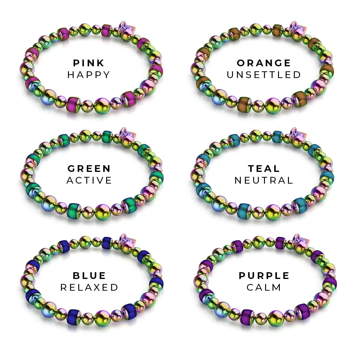 Chromata | Unicorn Silver | Mood Stone Bracelet
