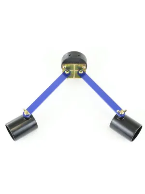 Clam Clamlock Horizontal Dual Rod Holder