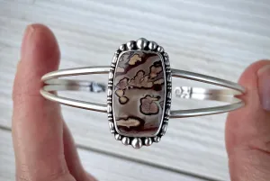 Coffee Bean Jasper Cuff