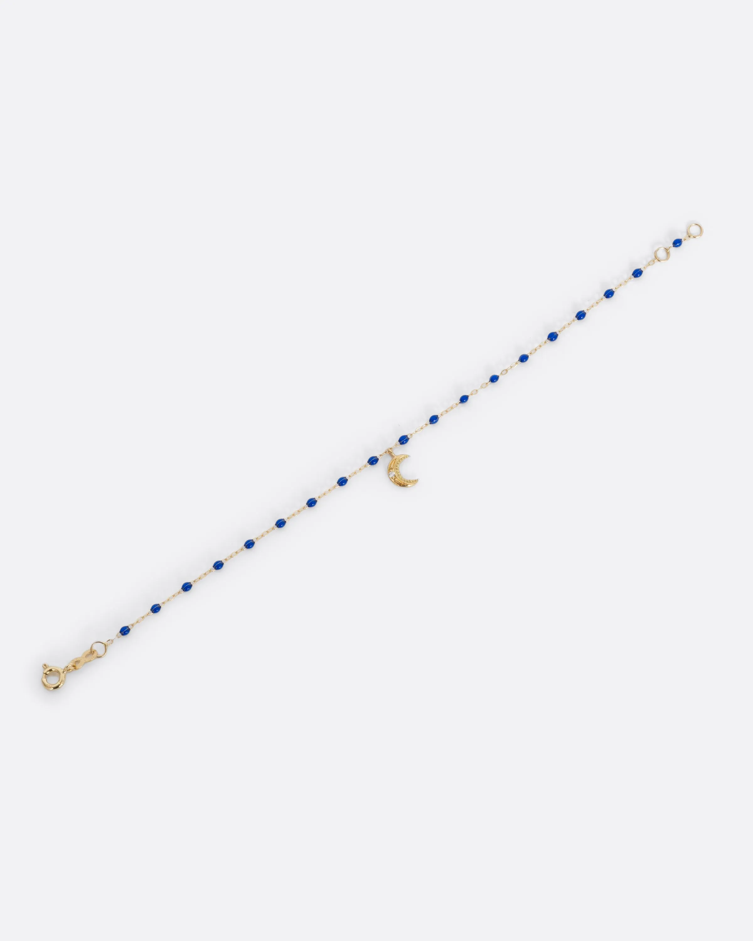 Crescent Moon Charm Bracelet