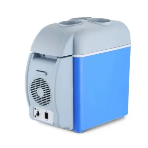 Crony Car Icebox 7.5L Dual Function Mini Car Refrigerator Food and Beverage Cooler and Warmer