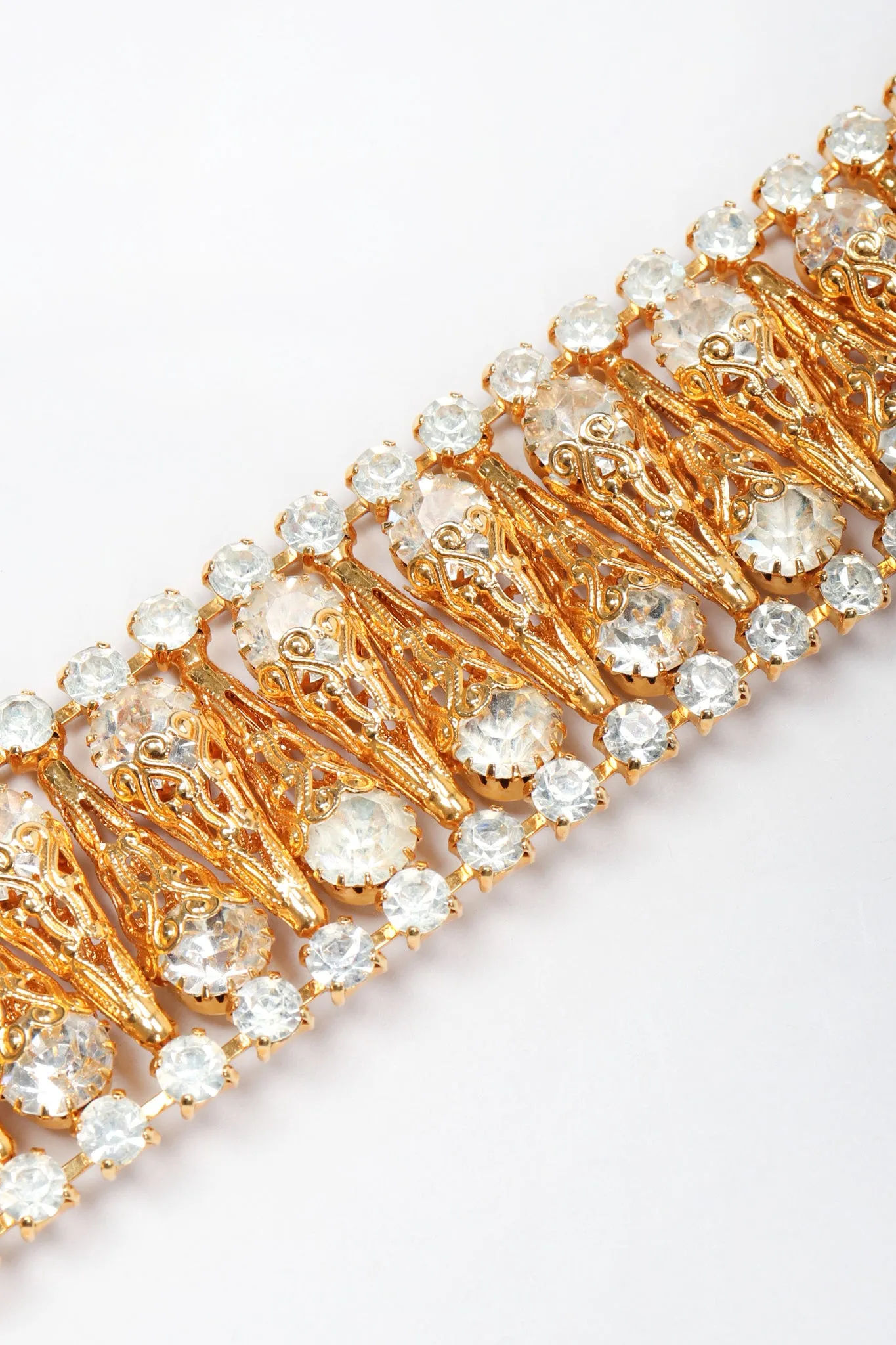 Crystal Filigree Ice Cream Bracelet