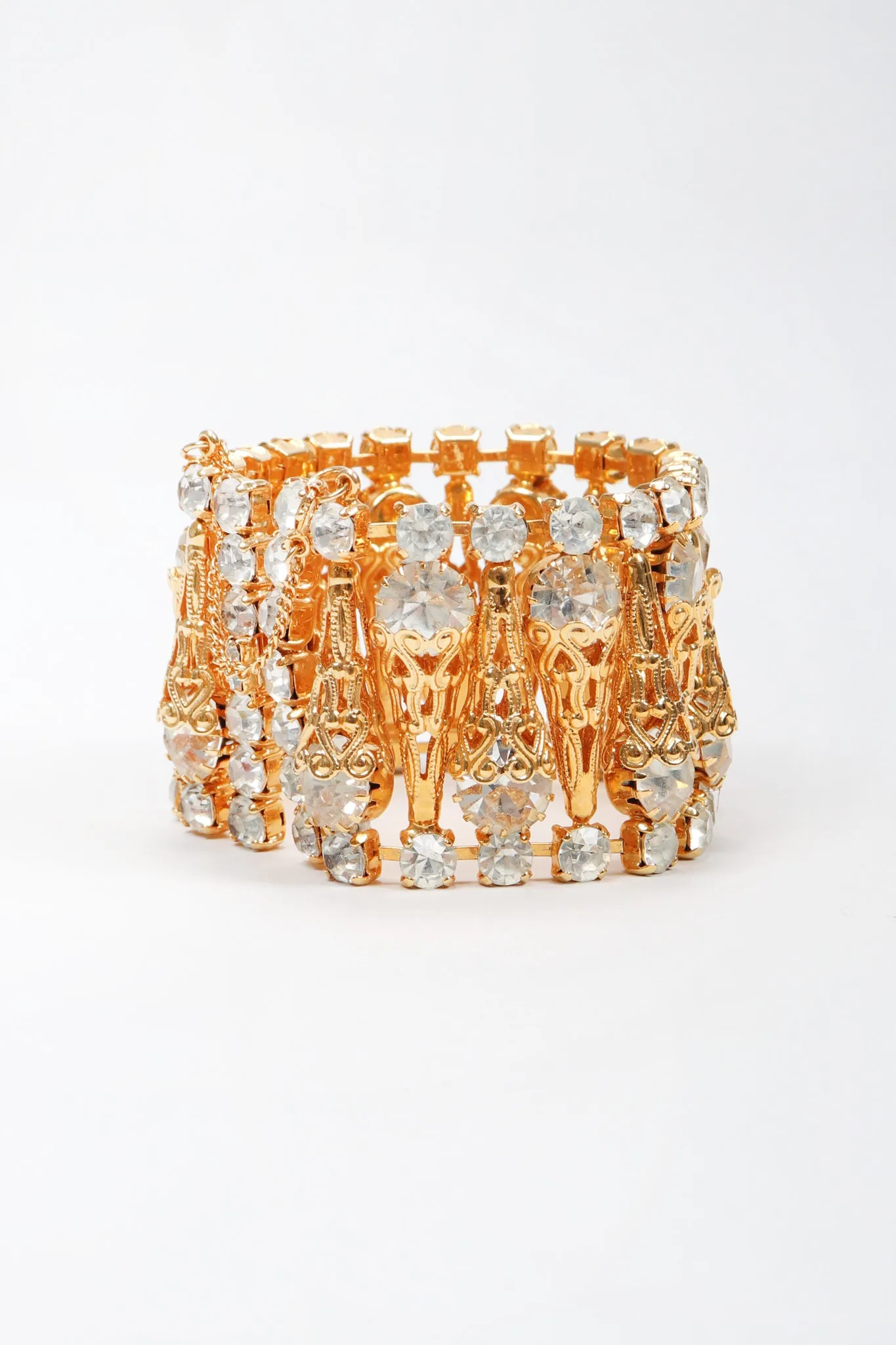 Crystal Filigree Ice Cream Bracelet