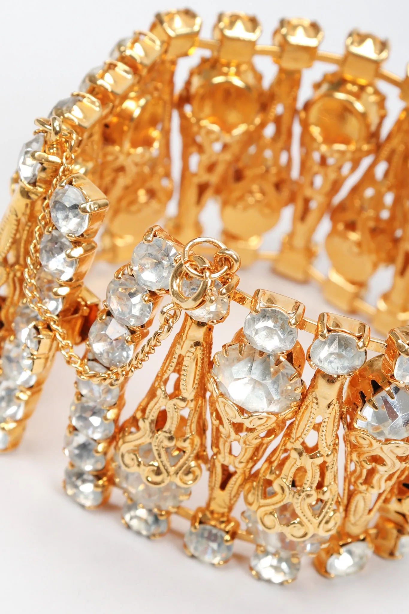 Crystal Filigree Ice Cream Bracelet
