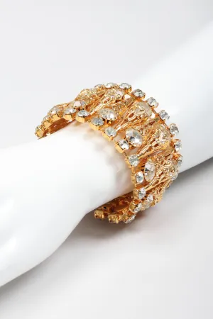 Crystal Filigree Ice Cream Bracelet