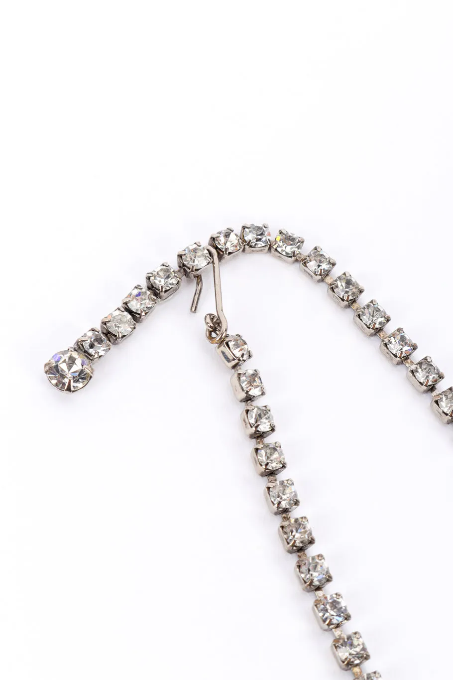 Crystal Teardrop Bib Necklace