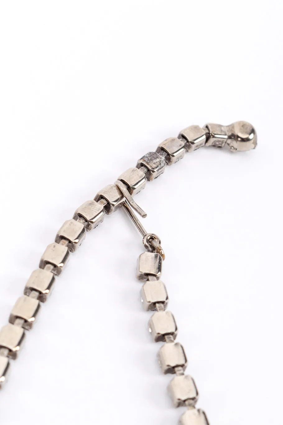 Crystal Teardrop Bib Necklace