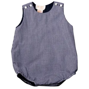 Dark Blue Gingham Bubble