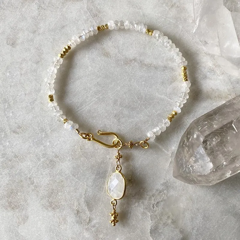 Delicate Moonstone Bracelet