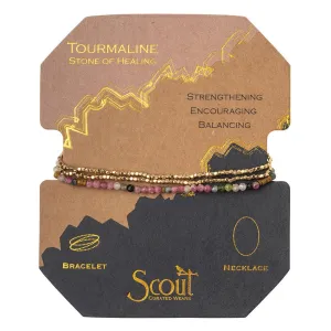 Delicate Stone Tourmaline/Gold - Stone of Healing