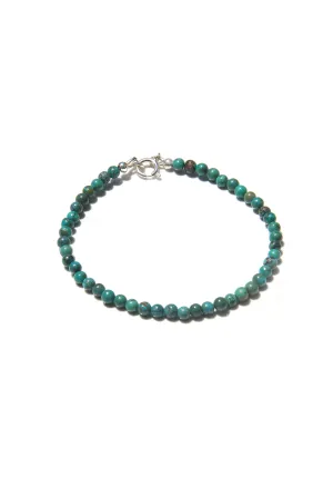 Delicate Turquoise Round Bead Bracelet