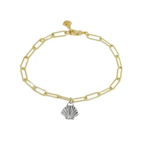 Diamante - Shell Charm Bracelet