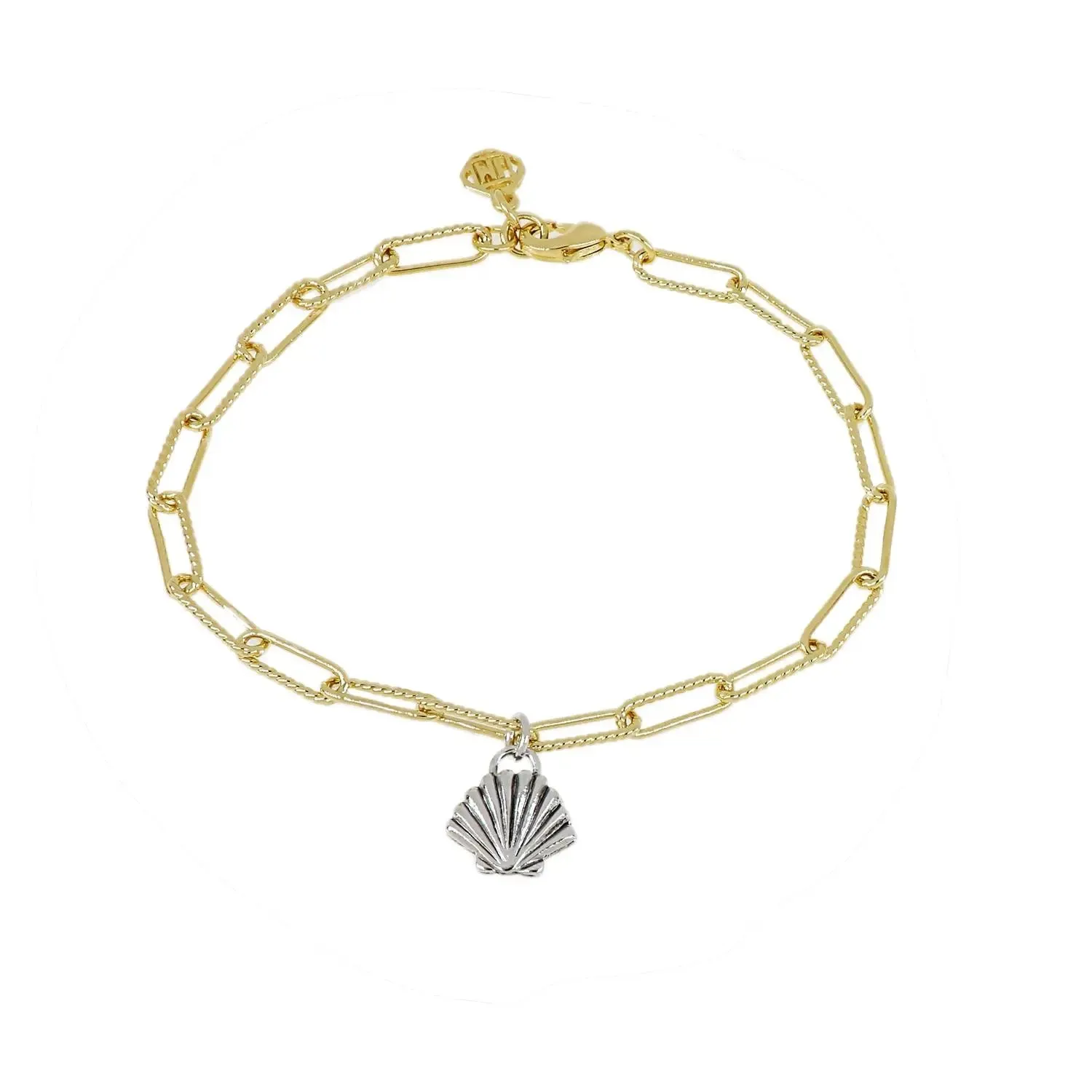 Diamante - Shell Charm Bracelet