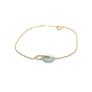 Diamond Bar Donut Bracelet