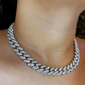 Diamond Frost Necklace and Bracelet Bundle