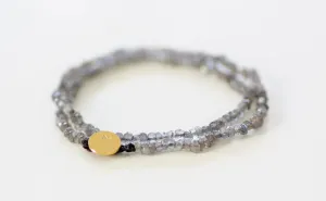Double Beads Labradorite Bracelet