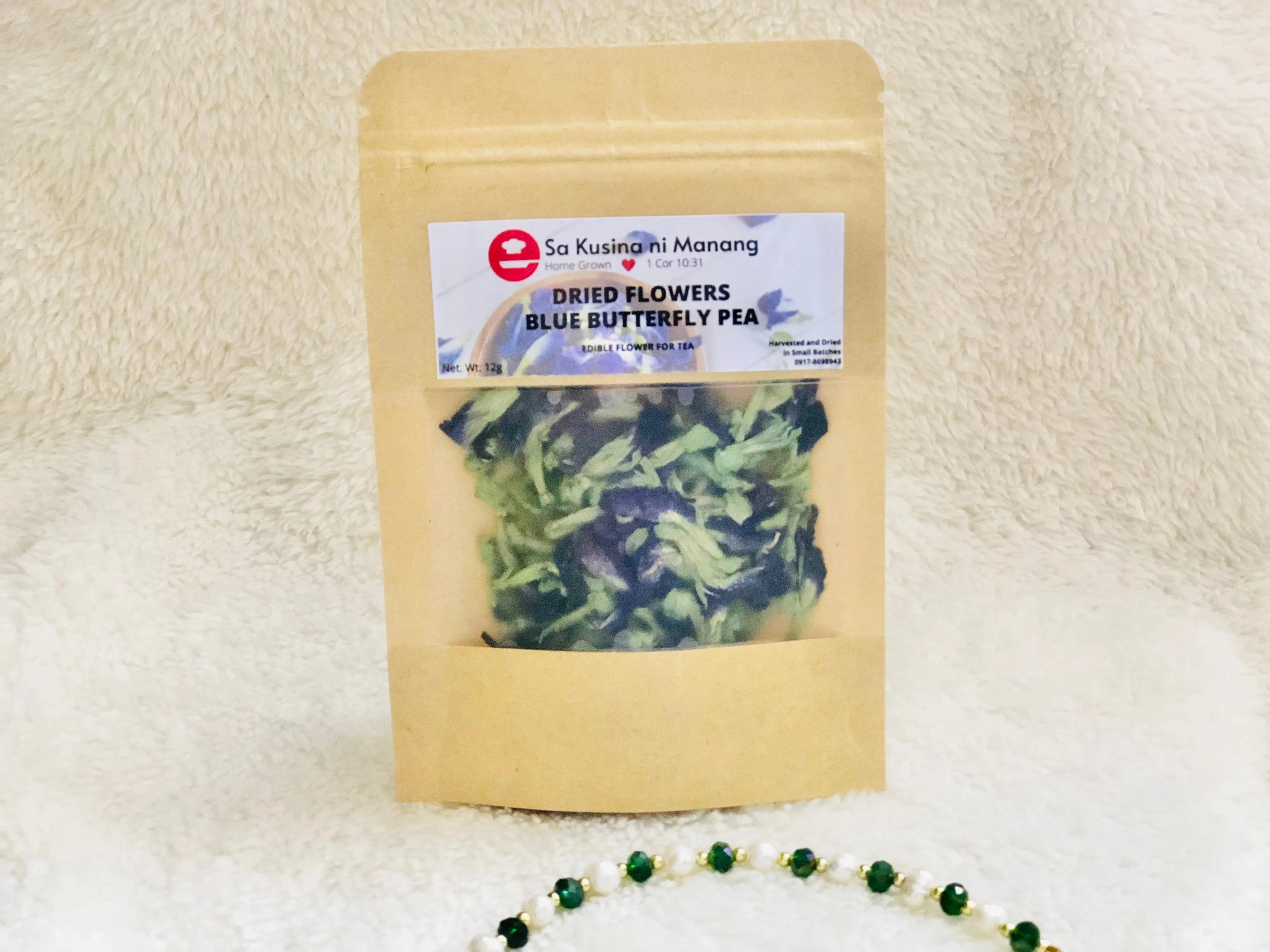 Dried Butterfly Pea Flower Tea & Seeds