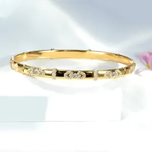 Elegant Diamond Bangle Bracelet