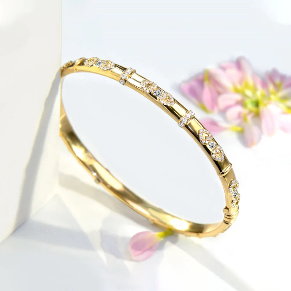 Elegant Diamond Bangle Bracelet