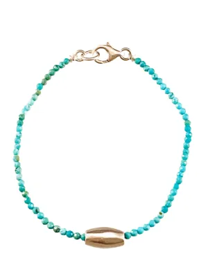 Delicate bean-type clear water bracelet