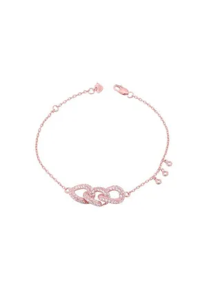 Fashion Three-ring clasped thin chain Bracelet