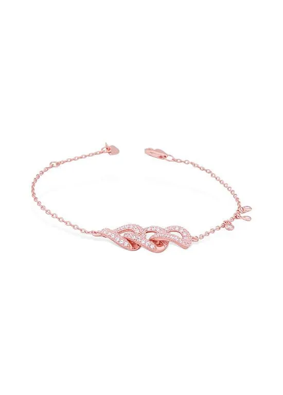 Fashion Three-ring clasped thin chain Bracelet