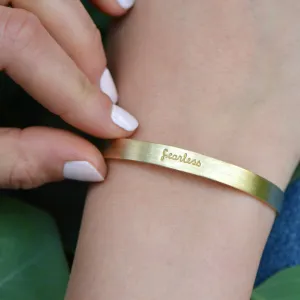 Fearless - Bracelet Cuff Jewelry