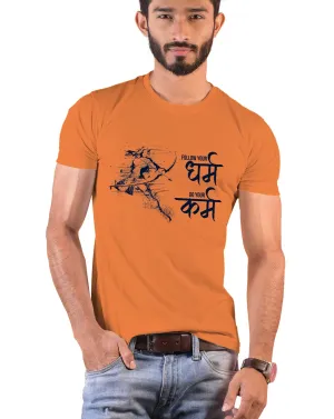 Follow your Dharma, Sanskrit T-shirt