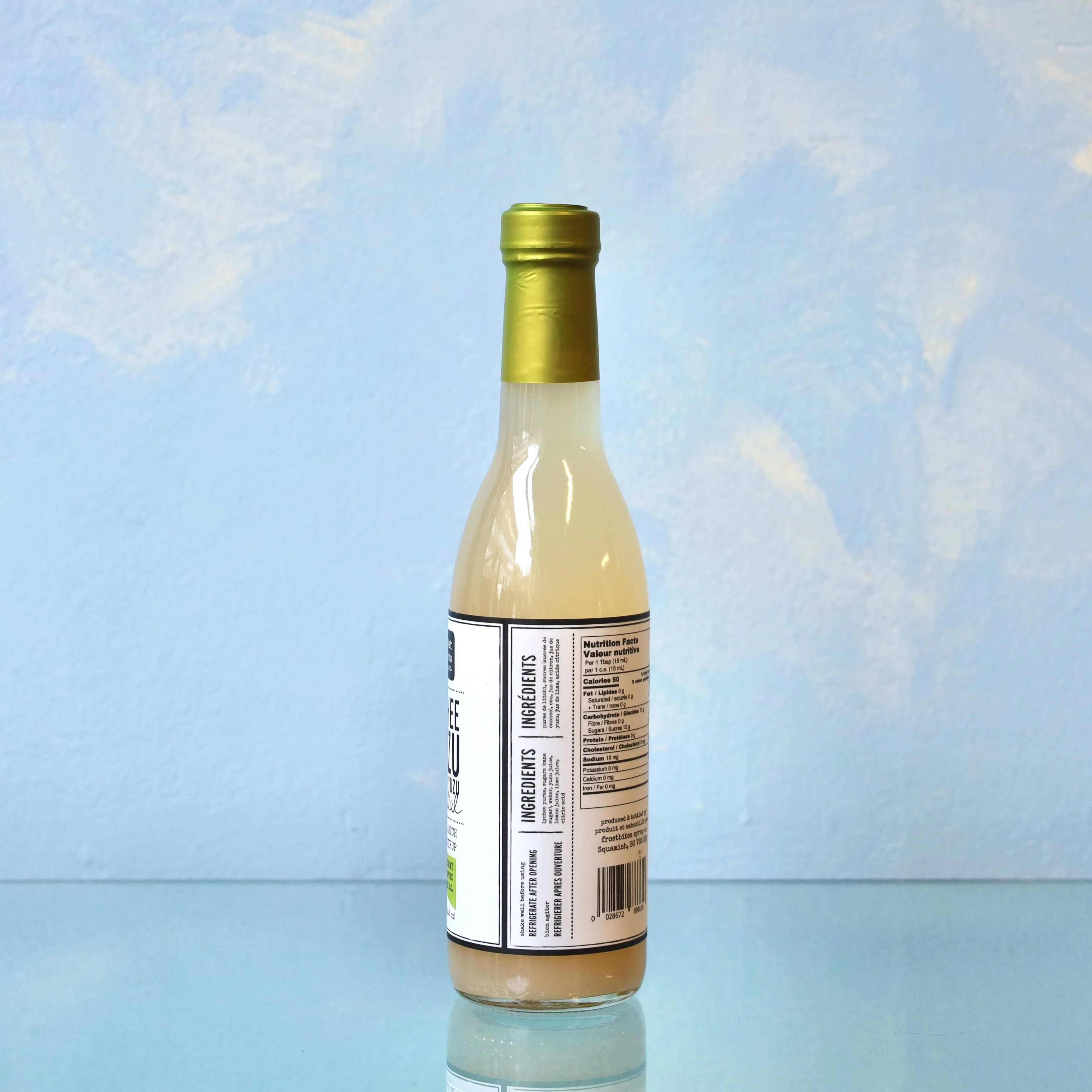 Frost Bite Syrup Co Lychee Yuzu Cordial 375ml