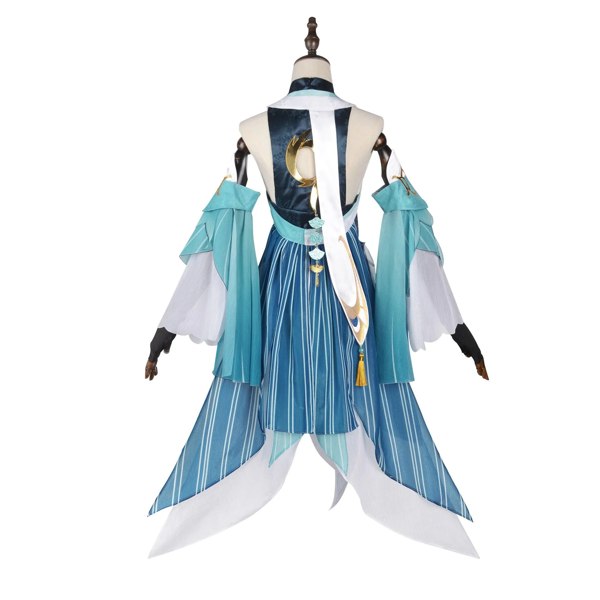 Game Genshin Impact Madame Ping Cosplay Costume Women Dress