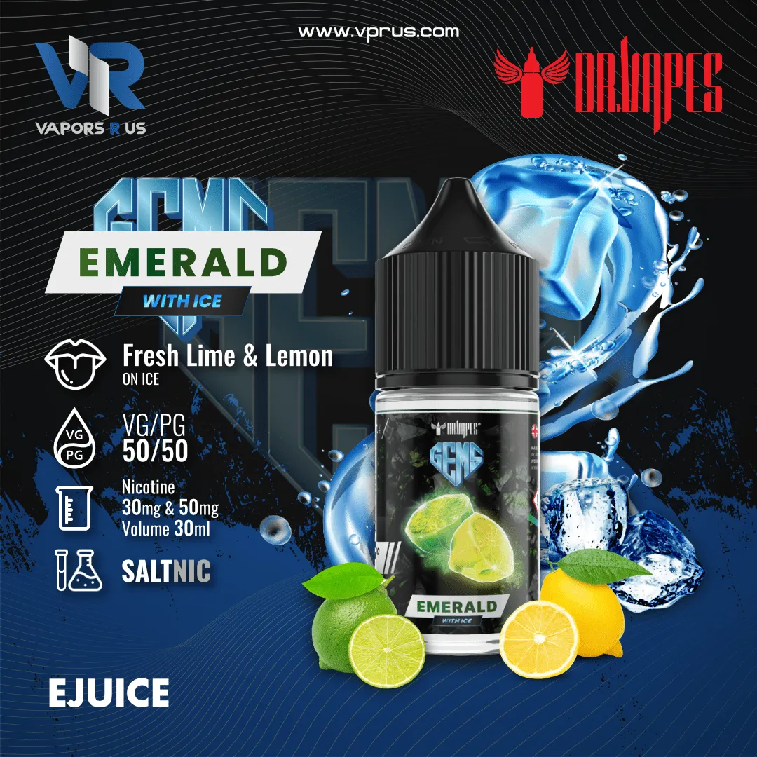 GEMS - Emerald - 30ml SaltNic (By Dr Vapes)