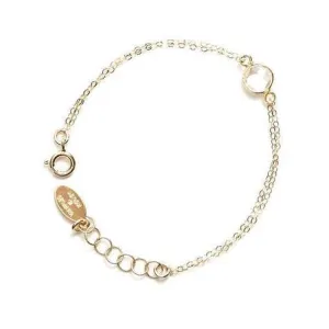 Gemstone Bracelet in Crystal Quartz