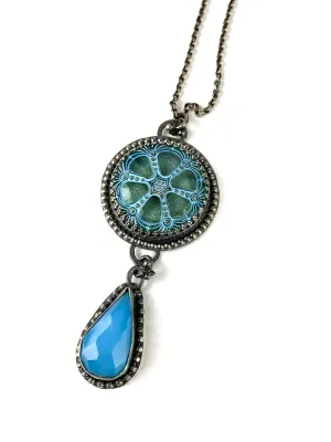 Gemstone Hand Crafted Silver Necklace