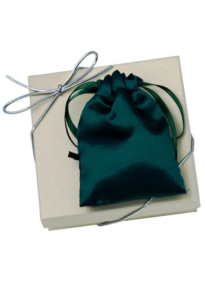 Gifts for Grads - Green Onyx Almond Earrings