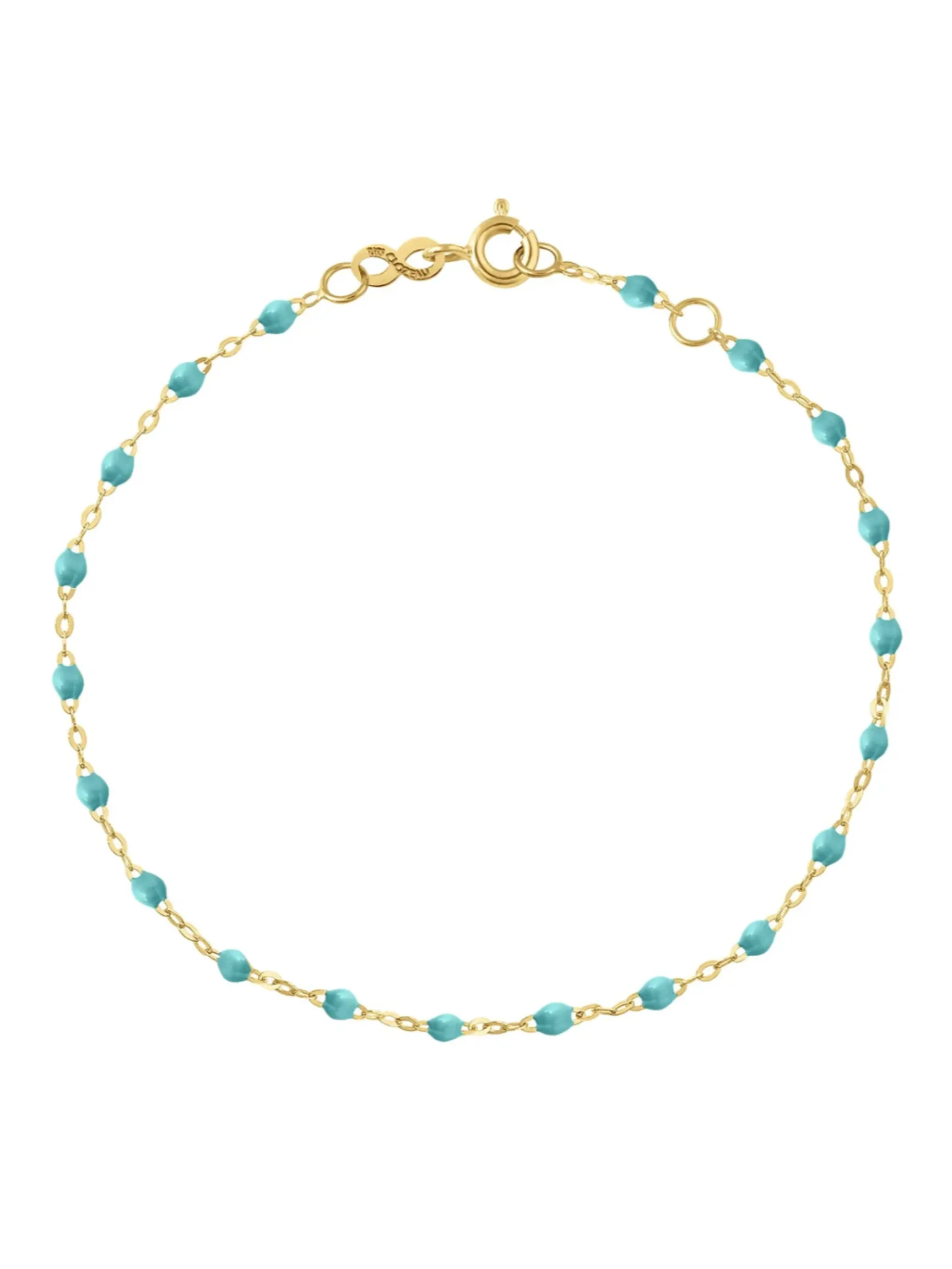 Gigi Clozeau Classic Bracelet Turquoise Green & Yellow Gold