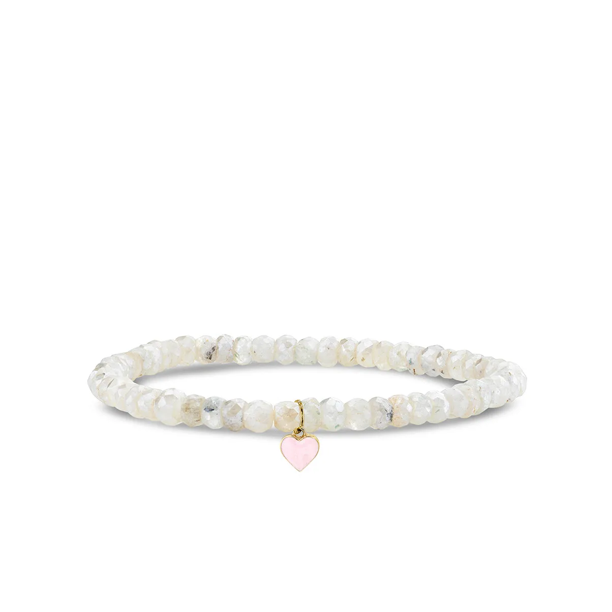Gold & Enamel Tiny Heart on Grapolite