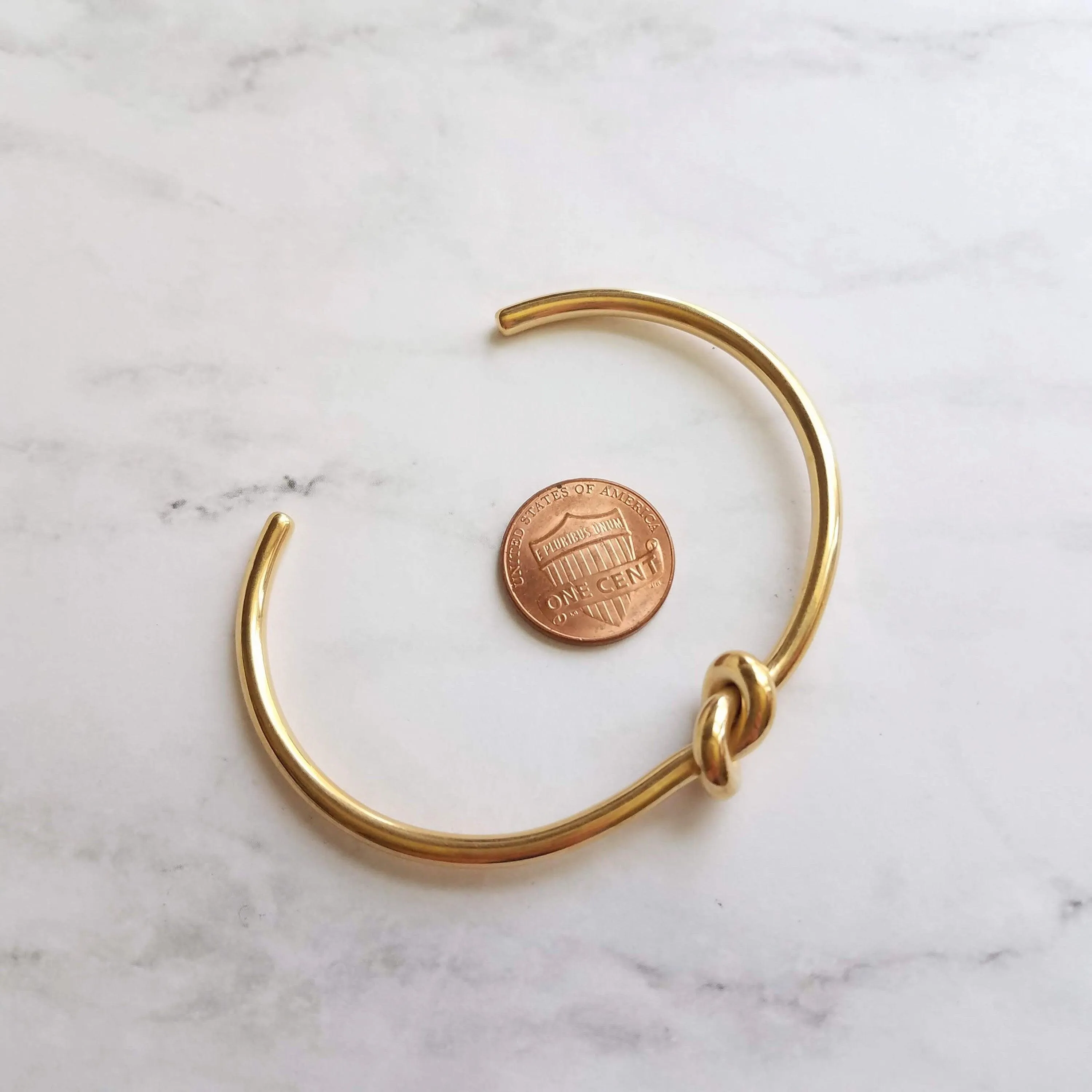 Gold Knot Bracelet, tie the knot bracelet, bridesmaid bracelet, pretzel knot, knot cuff, gold cuff bracelet, thin cuff, oval bangle, cuff