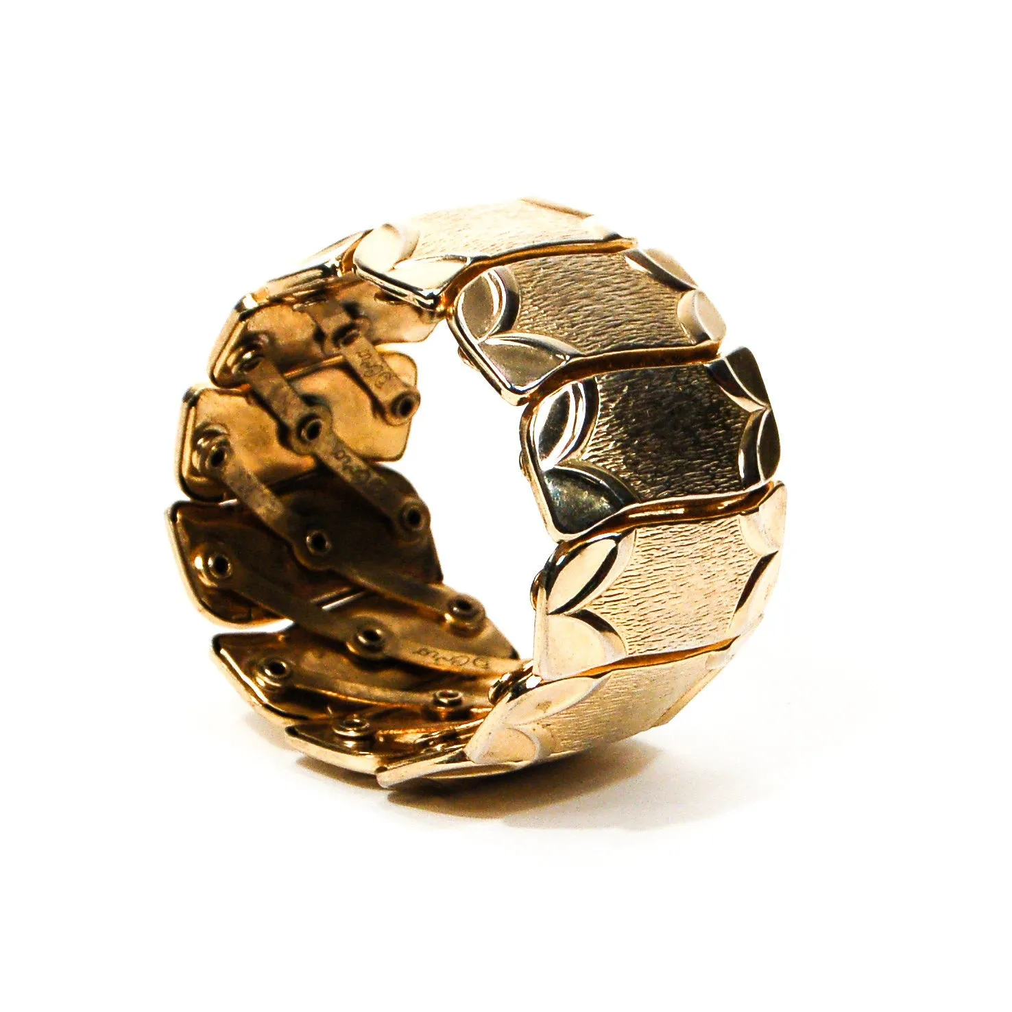 Gold Tone Expansion Bracelet by Coro