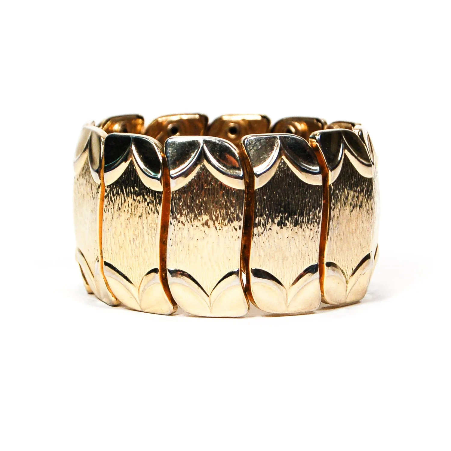 Gold Tone Expansion Bracelet by Coro