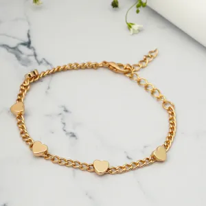 Golden Hearts Bracelet
