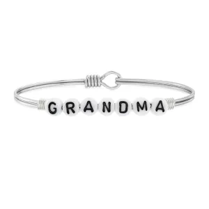 Grandma Letter Bead Bangle