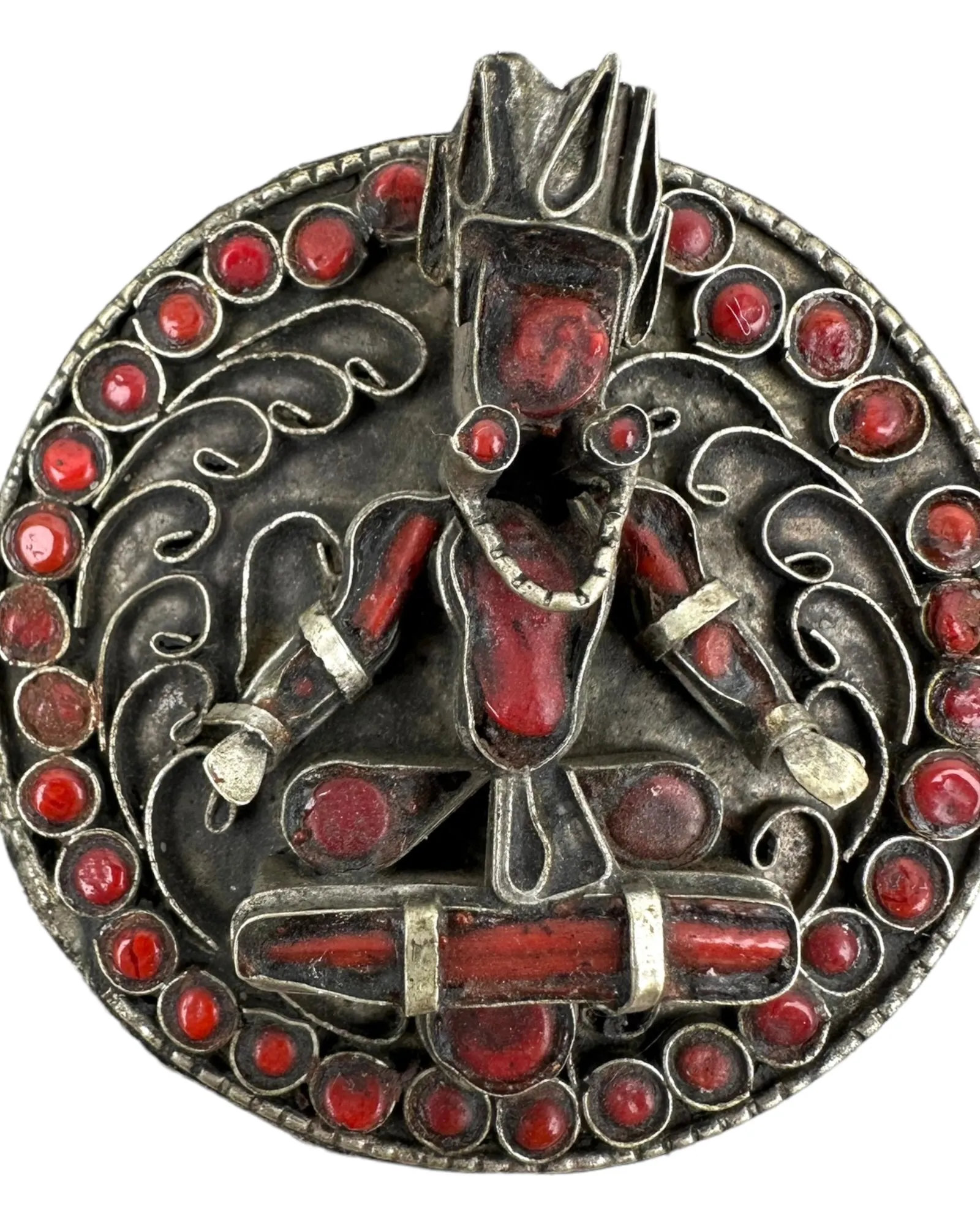Green Tara with old coral